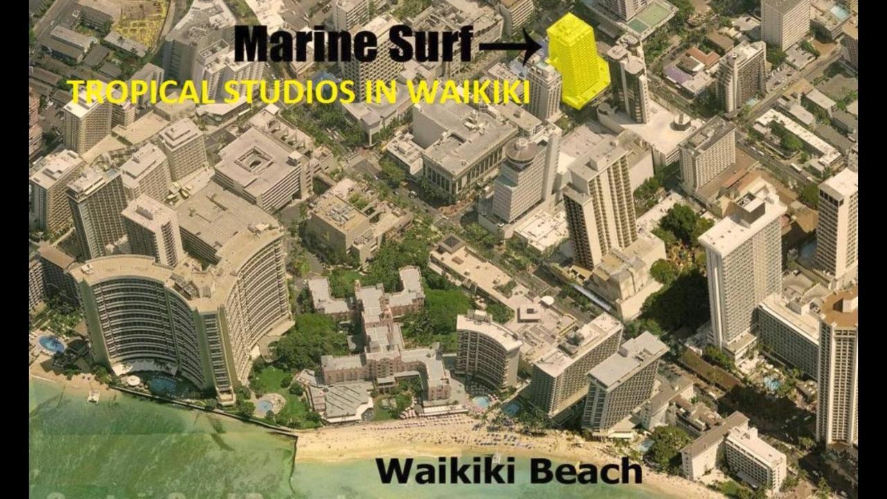Tropical Studios At Marine Surf Waikiki - Free Parking - Best Location - Full Kitchen - Swimming Pool Гонолулу Экстерьер фото